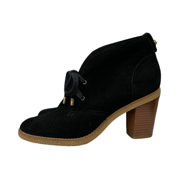 Coach Nikol Black Suede Booties Boots - Picture 3 of 14